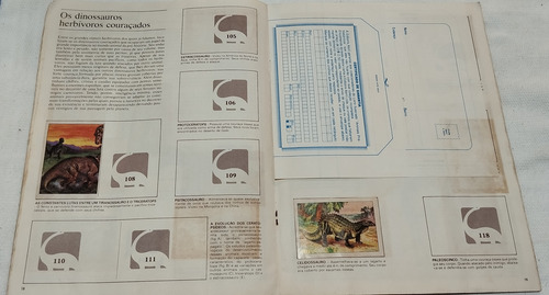 Album De Figurinhas Animais Pré-histórico -1979- Incompleto Animais Pré Históricos (Usado)