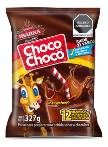Chocolate En Polvo Choco Choco Ibarra Preparar Bebidas Leche