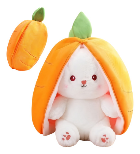 Conejo De Zanahoria O Conejo Fresa De 35 Cm, Juguetes De Pel