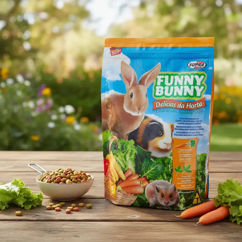 Alimento Funny Bunny Delícias Da Horta Coelho Roedores 500gr