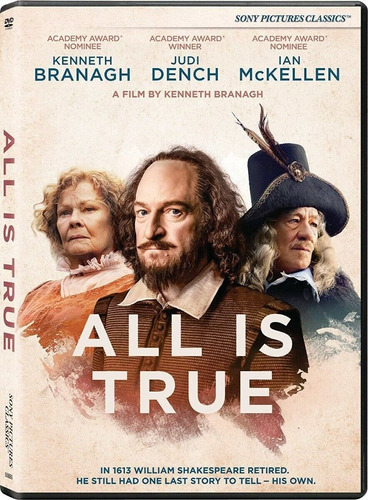 Dvd All Is True / De Kenneth Branagh