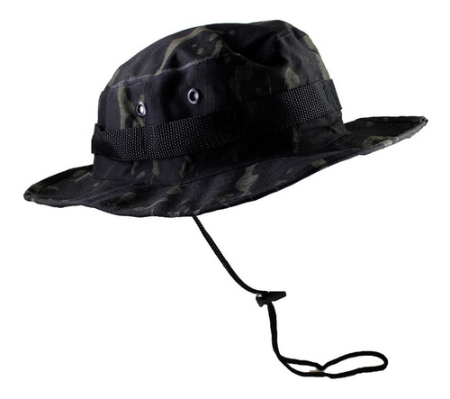Imagem 3 de 3 de Chapéu Bonnie Hat Militar Pescador Camuflagem Preto