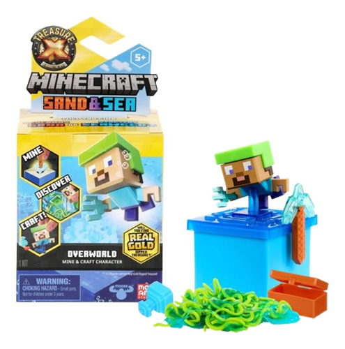 Minecraft Sand Y Sea Treasure X Tesoro Sorpresa Original