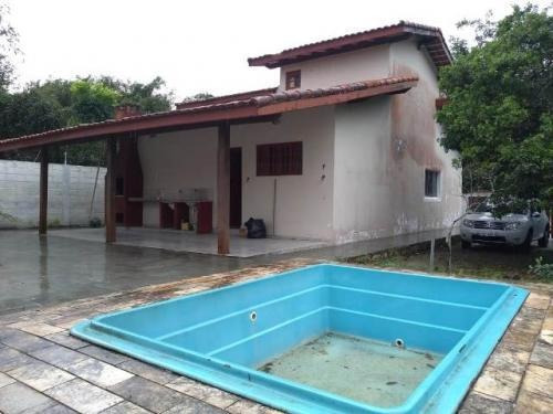 Imagem 2 de 14 de Casa Lado Praia Com Piscina Em Itanhaém | Entrada 170 Mil