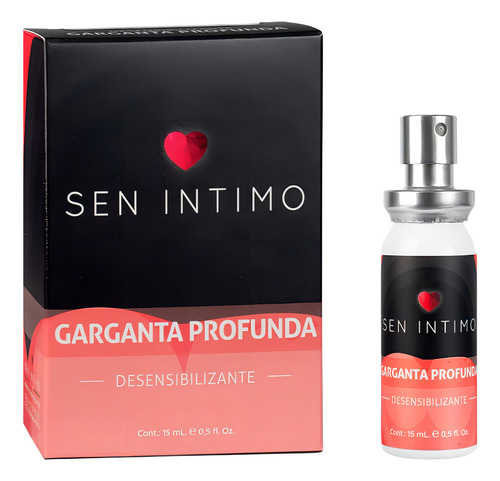 Lubricante Garganta Profunda Desensibilizante X 15ml Sen Sabor Refrescante