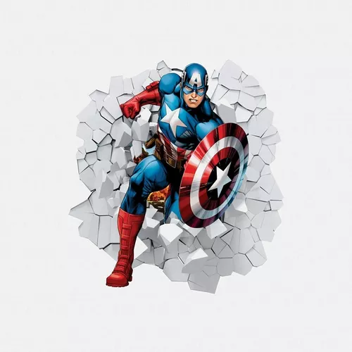 Papel De Parede Personalizado Homem-Aranha Marvel Buraco 3D