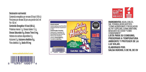 Imagen 7 de 8 de Kit Salsa Huichol Con 4 Botellas Y Gorra Logo Sh