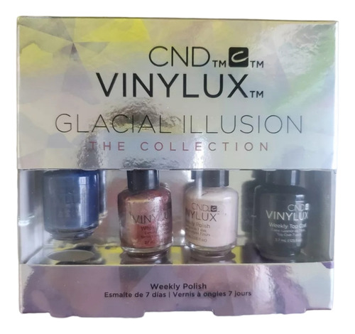 Kit Cnd Vinylux Esmalte 7 Días En Dos Simples Pasos 