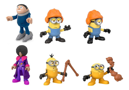 Imaginext Fisher-price Minions Surtido De 6 Figuras