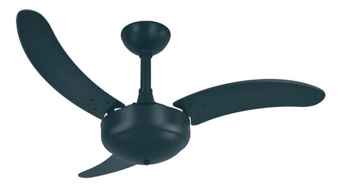 Ventilador De Teto Simples Comercial Sem Iluminação Marrom Cor da estrutura Preto 220V