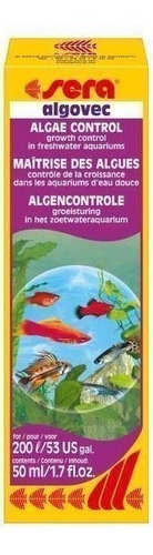 Sera Algovec Eliminador De  Algas Acuario Agua Dulce 50 Ml