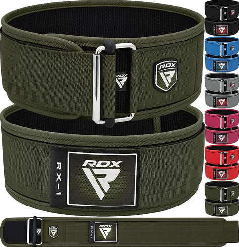 Cinturón Rdx, Xl Verde Para Levantamiento De Pesas