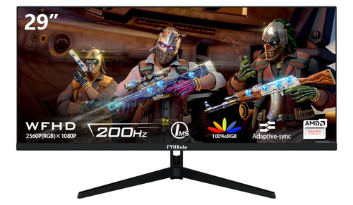 Monitor Gamer Fyhxele 29 Wfhd 200hz 1ms Ips Led 21:9 Hdmi Dp