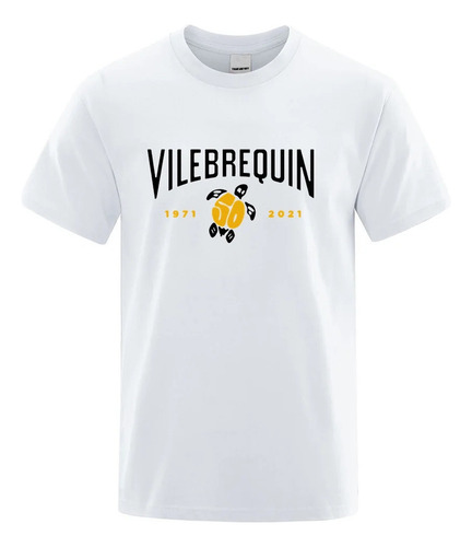 Mc Camiseta Algodón Con Estampado Minimalista Vilebrequin