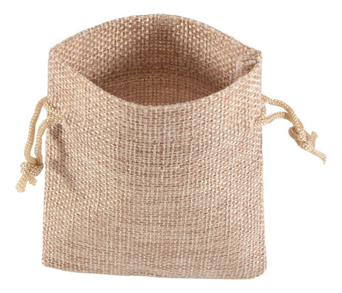 50 Bolsas Pequeñas De Arpillera Con Cordón, Regalo Pequeño D