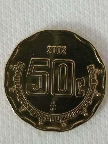 Una Moneda De 50 Ctvs. Año 2002,en Excelentes Condiciones !!