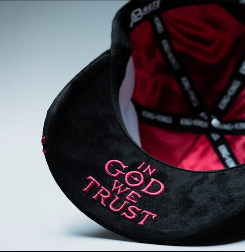 Gorra N Y Jesucristo Negro Con Rosa Unica Lisa