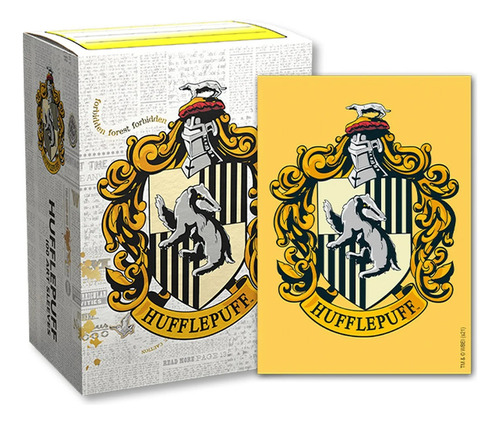 Folios Dragon Shield Standard 100 Hufflepuff Bushed Art 