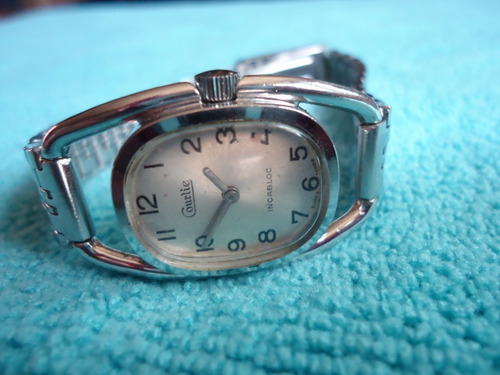 Courtie Reloj Vintage Retro Suizo Para Dama