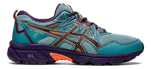 Tenis Asics Gel-venture 8 Dama Verde-morado 1012a708301  J