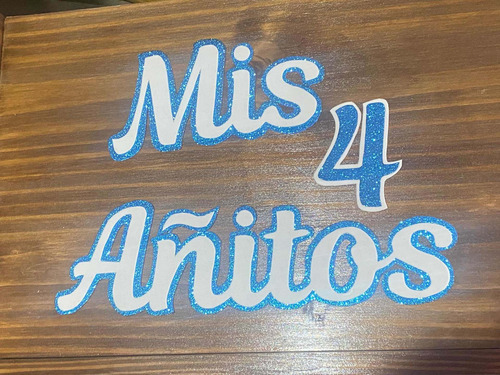 Imagen 3 de 4 de Sorpresitas Y Todo Para Cumpleaños. Letras En Goma Eva