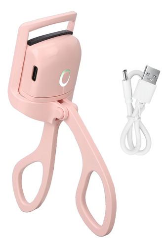 Rizador De Pestañas Eléctrico De Larga Duración Carga Usb Color Rosa