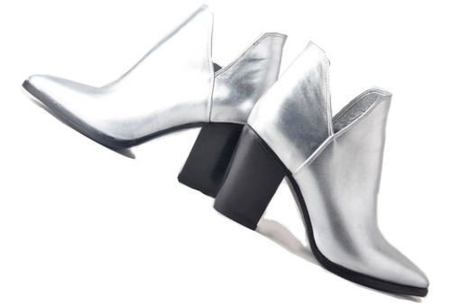 Imagen 8 de 9 de Botines Botinetas Botas De Mujer De Cuero Bonn - Ferraro