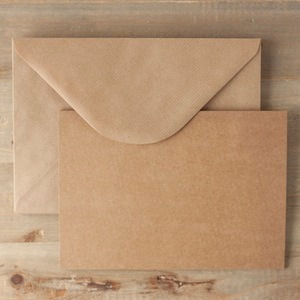 Pack 50 Sobres De Papel + 50 Tarjetas Kraft. Oferta! 