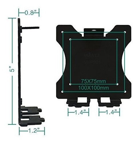 Imagen 3 de 6 de Soporte Adaptador De Montaje Vesa Para Monitores Hp Pavilio