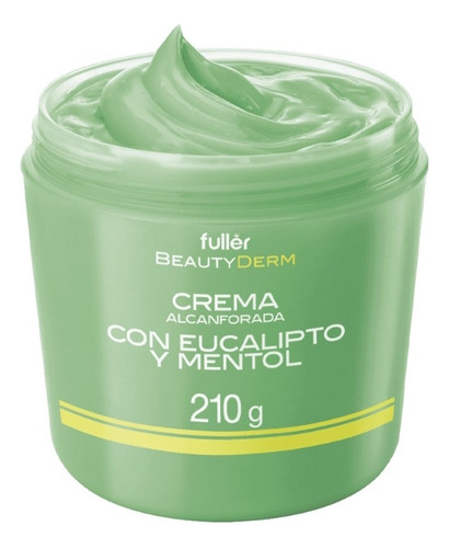 Crema Alcanforada Con Eucalipto Y Mentol 210 G Eucalipto Y Mentol