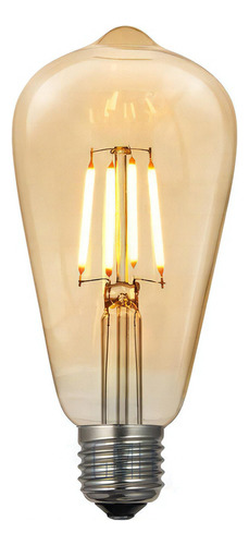 Lampada Vintage Filamento Led St64 4w 110v