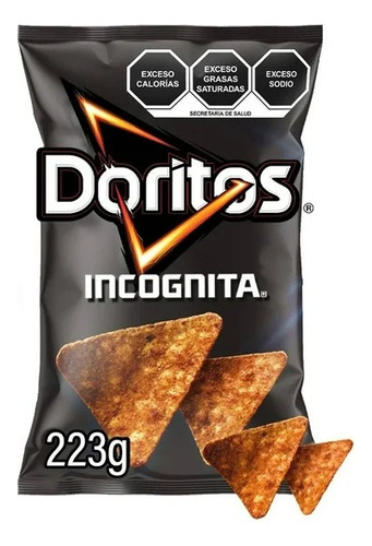 3 Pza Botana Sabritas Doritos Incógnita Sabor Chile Y Especi