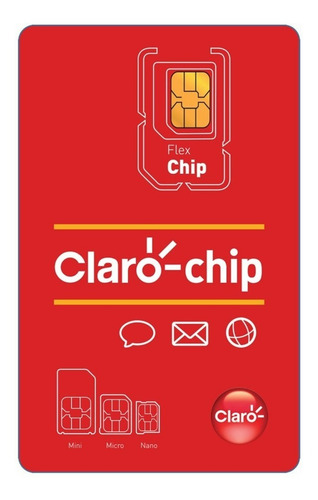 Chips De Celular 4g Pré Já Cadastrado Com Recarga Ddd Automático Claro
