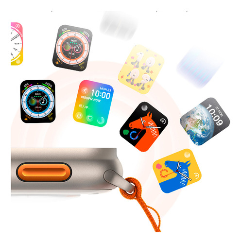 Relógio Smartwatch Hw8 Ultra Series 8 Com Nfc 45mm Novo