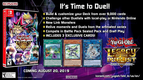 Legacy of the Duelist: Link Evolution Standard Edition Konami Nintendo Switch Físico