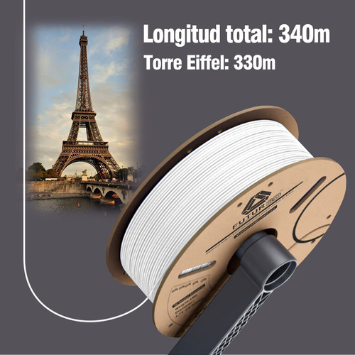 Futur 3D Filamento Pla+ Impresora 3D de 1,75 Mm/1 kg Pla+