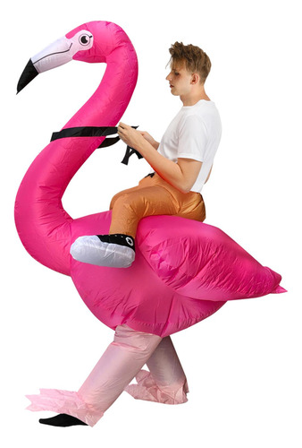 Botarga Inflable De Flamingo Para Adulto