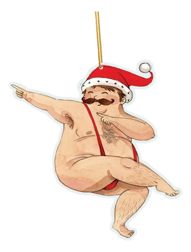 2 Paquetes De 2 A 6 Adornos Navideños Para Árboles Divertido