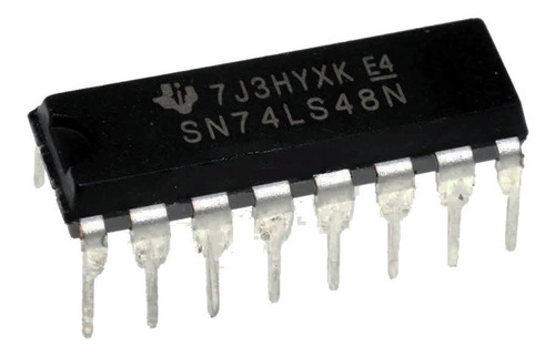 Pack 5pcs 74ls48n 7448 Bcd 7 Segmentos Cátodo Común [ Max ]