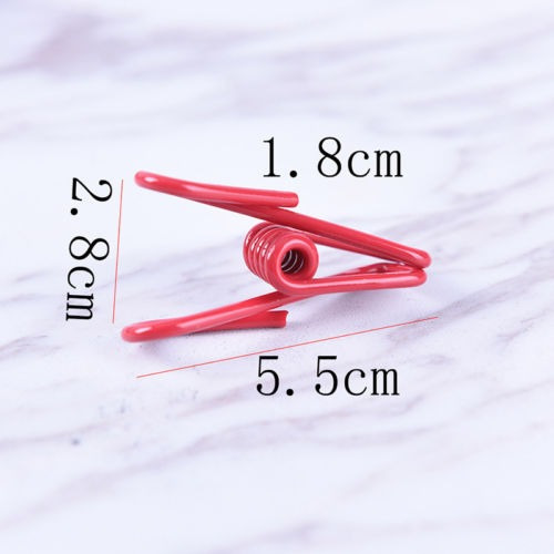 Imagen 5 de 5 de 10 X Multicolor Metal Binder Clips Sujetapapeles Foto Prácti