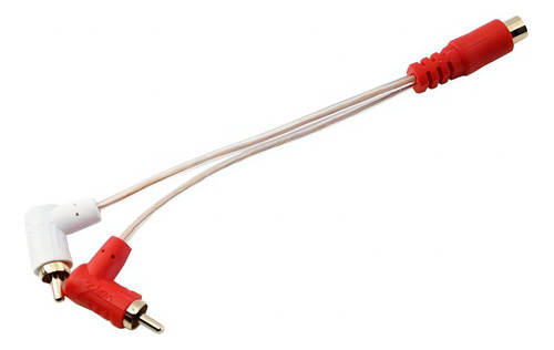 Cable Adaptador De Conector Rca Hembra A Doble Rca Macho