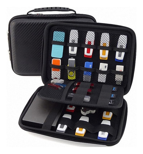 Elvam Usb Usb Drive Organizer Electronics Accessors Case Shu