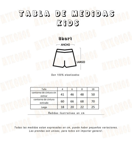 Combo Box 2 Shorts Talle 6 Niños