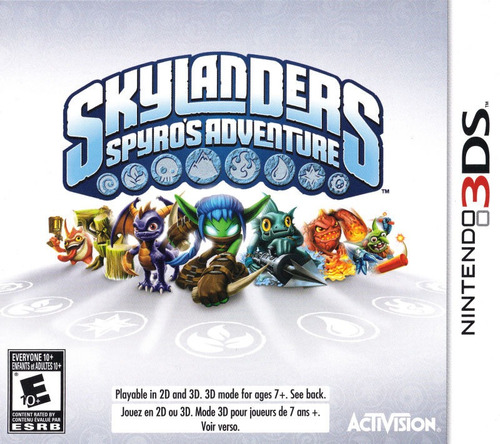 Jogo Skylanders Spyros Adventure Nintendo 3ds Usado Mídia Fí