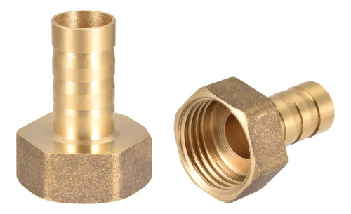 Conector Manguera Laton Adaptador Tubo Rosca Hembra G1 2 In