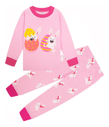 Popshion Pijamas De Sirena Para Niñas Pequeñas, Juego De .