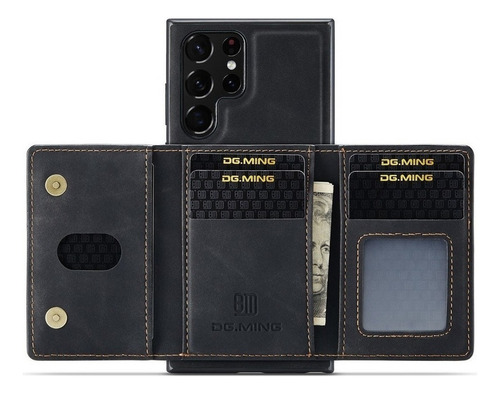 B Funda De Polipiel Tarjeta For Samsung Galaxy S20 S21 S22