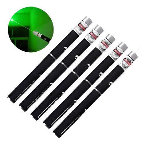 Mejor Calidad 5pcs 532nm Lazer Viga Visible Luz Pluma Verde 