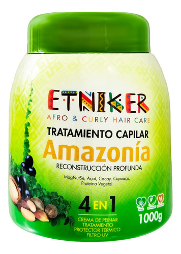Tratamiento Amazonía Etniker 1000 Gr Lmar - g a $36