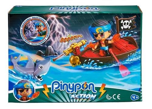 Pinypon Action Bote Pirata C/fig Y Acc Int 15587 Pin&pon 